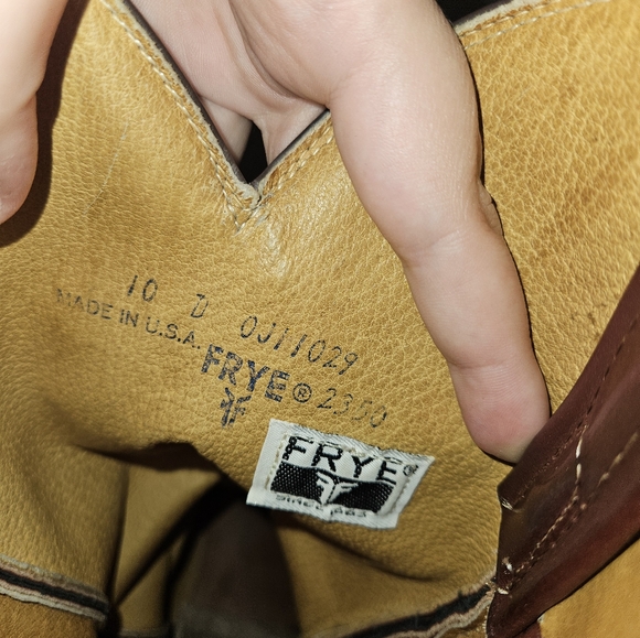 FRYE Cowboy boots mens size 10D - Picture 7 of 7